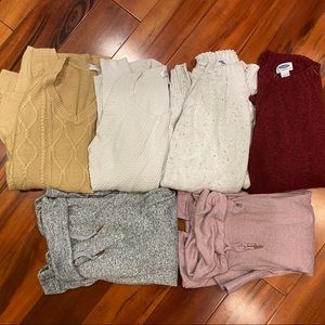 Bundle of 6 Maternity Sweaters